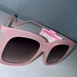 Stoney Clover Lane Pink Square Sunglasses with Gradient Lenses